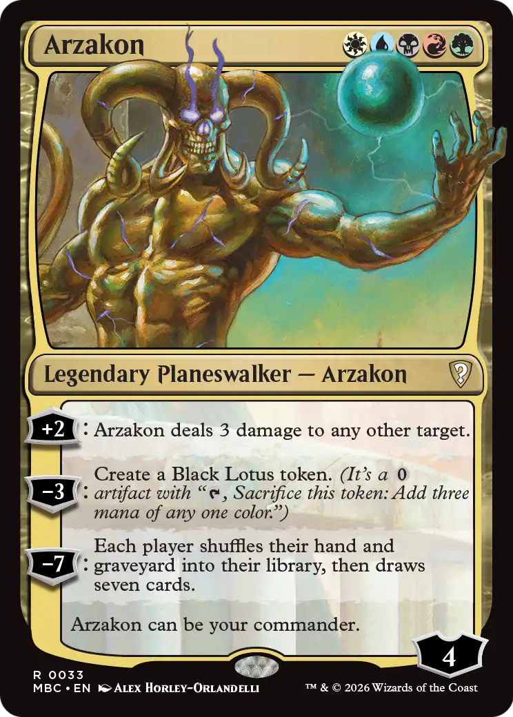 Arzakon [Mystery Booster: Commander Edition] | Red Claw Gaming