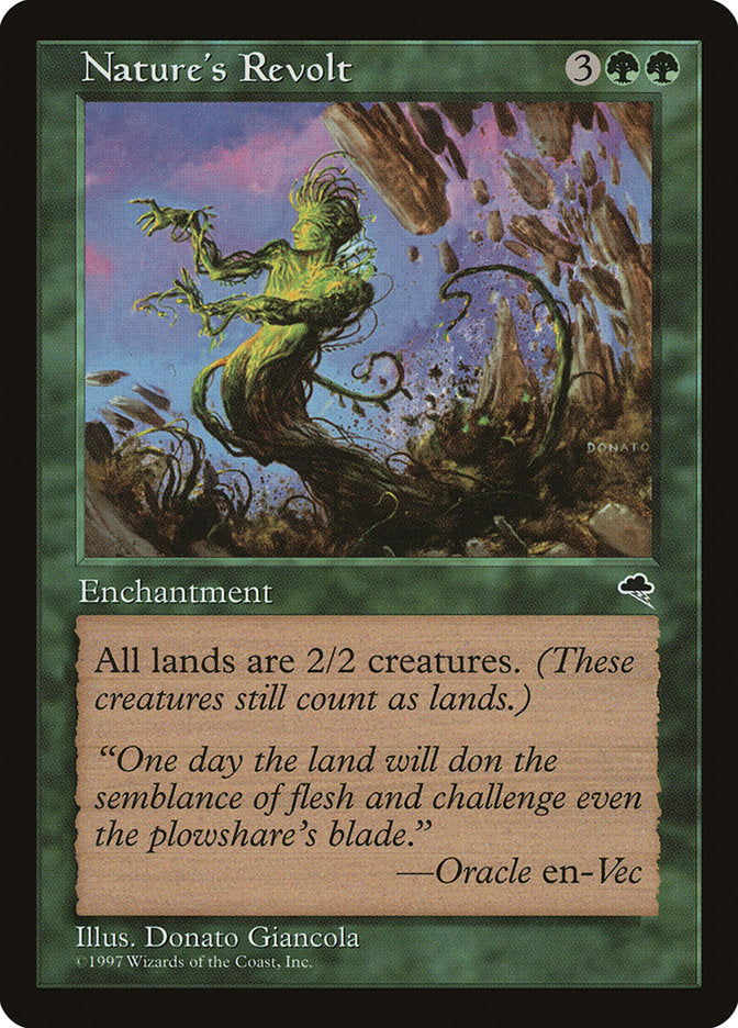 Nature's Revolt [Tempest] MTG Single Magic: The Gathering | Red Claw Gaming