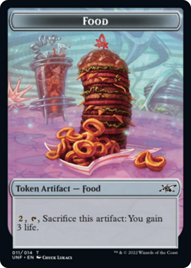Squirrel // Food (011) Double-Sided Token [Unfinity Tokens] MTG Single Magic: The Gathering | Red Claw Gaming