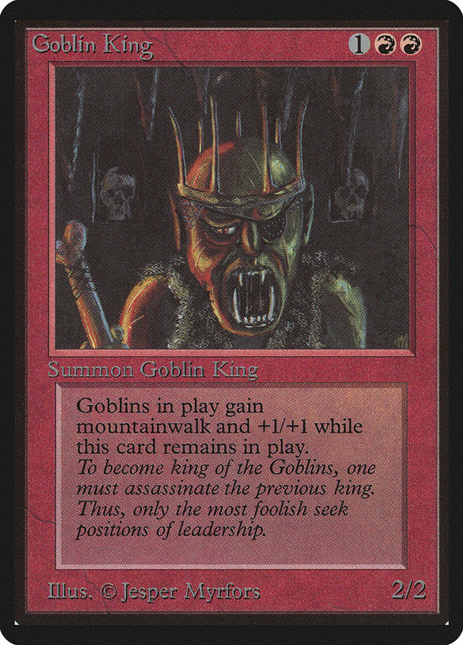 Goblin King [Beta Edition] MTG Single Magic: The Gathering | Red Claw Gaming