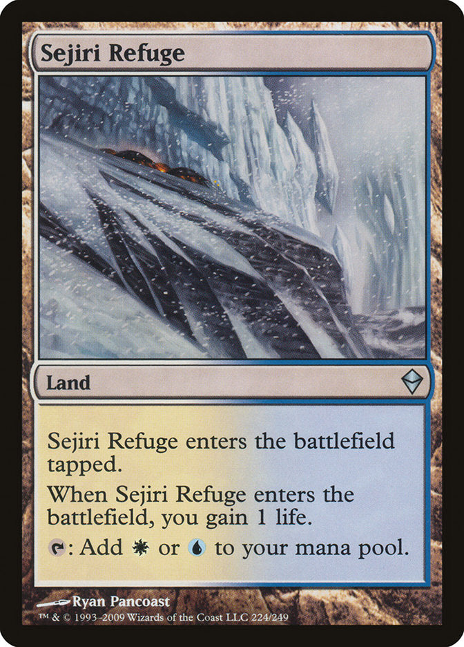 Sejiri Refuge [Zendikar] MTG Single Magic: The Gathering | Red Claw Gaming