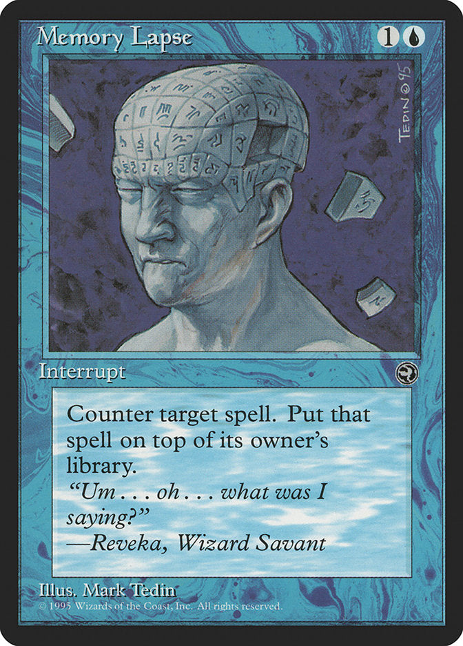 Memory Lapse (Reveka Flavor Text) [Homelands] MTG Single Magic: The Gathering | Red Claw Gaming