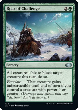Roar of Challenge [Jumpstart 2022] MTG Single Magic: The Gathering | Red Claw Gaming