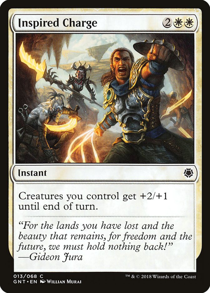 Inspired Charge [Game Night 2018] MTG Single Magic: The Gathering | Red Claw Gaming