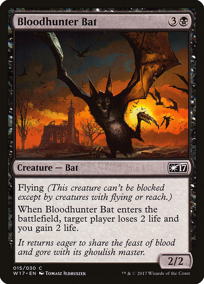 Bloodhunter Bat [Welcome Deck 2017] MTG Single Magic: The Gathering | Red Claw Gaming