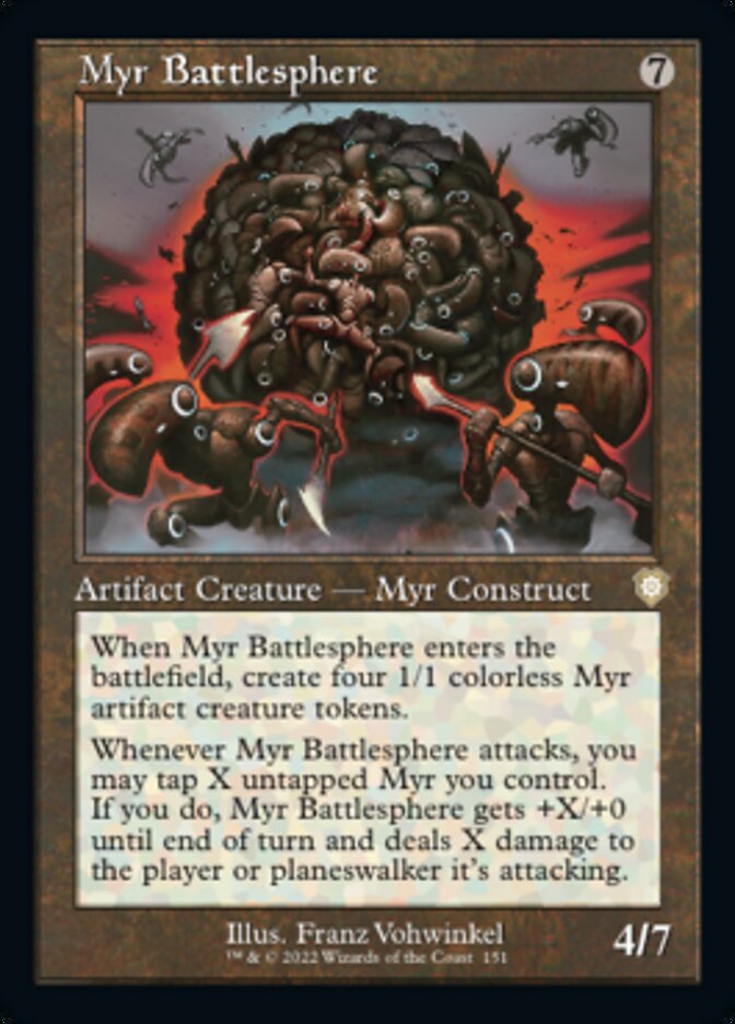 Myr Battlesphere (Retro) [The Brothers' War Commander] MTG Single Magic: The Gathering | Red Claw Gaming