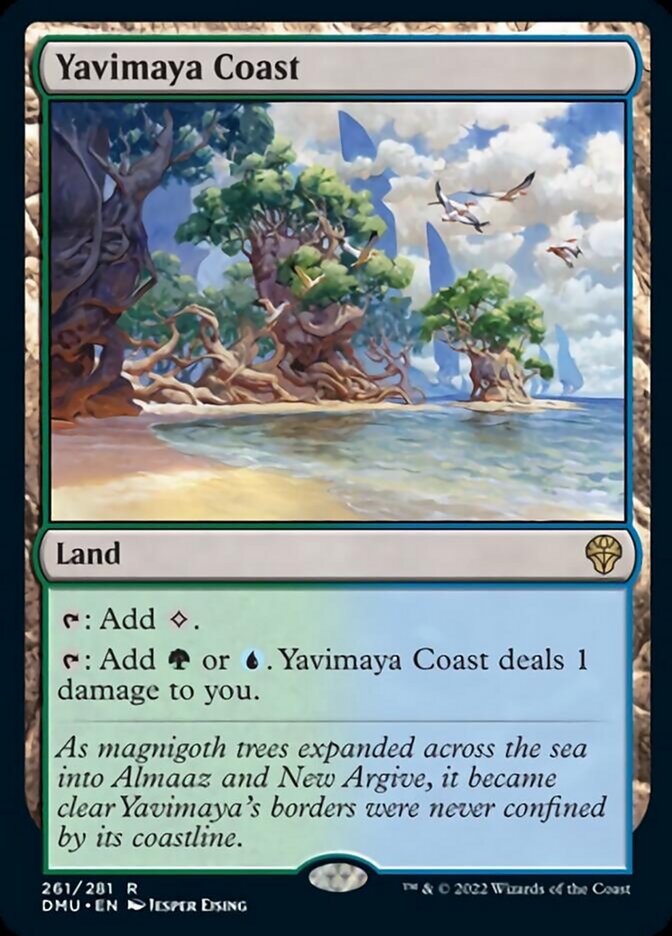 Yavimaya Coast [Dominaria United] MTG Single Magic: The Gathering | Red Claw Gaming