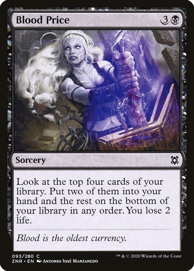 Blood Price [Zendikar Rising] MTG Single Magic: The Gathering | Red Claw Gaming