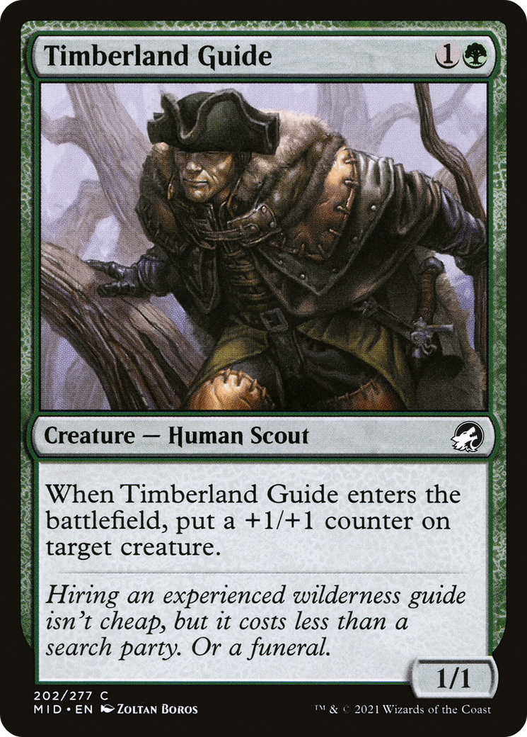 Timberland Guide [Innistrad: Midnight Hunt] MTG Single Magic: The Gathering | Red Claw Gaming
