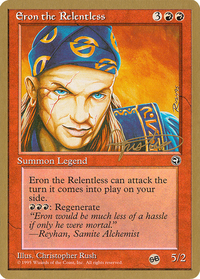 Eron the Relentless (Mark Justice) (SB) [Pro Tour Collector Set] MTG Single Magic: The Gathering | Red Claw Gaming