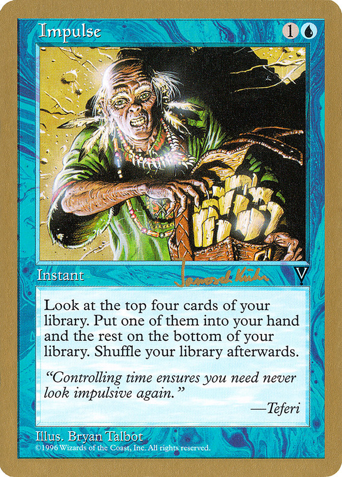 Impulse (Janosch Kuhn) [World Championship Decks 1997] MTG Single Magic: The Gathering | Red Claw Gaming