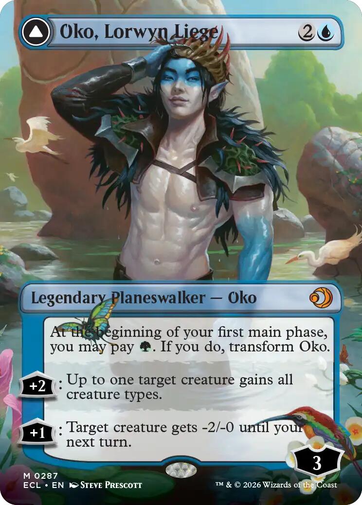 Oko, Lorwyn Liege (Borderless) [Lorwyn Eclipsed] MTG Single Magic: The Gathering | Red Claw Gaming