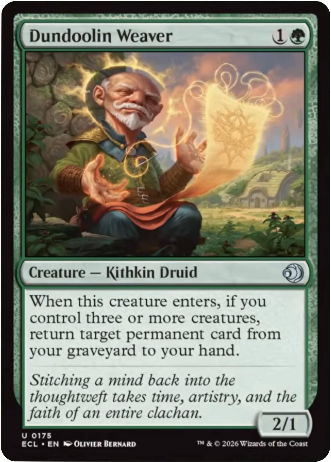Dundoolin Weaver [Lorwyn Eclipsed] MTG Single Magic: The Gathering | Red Claw Gaming