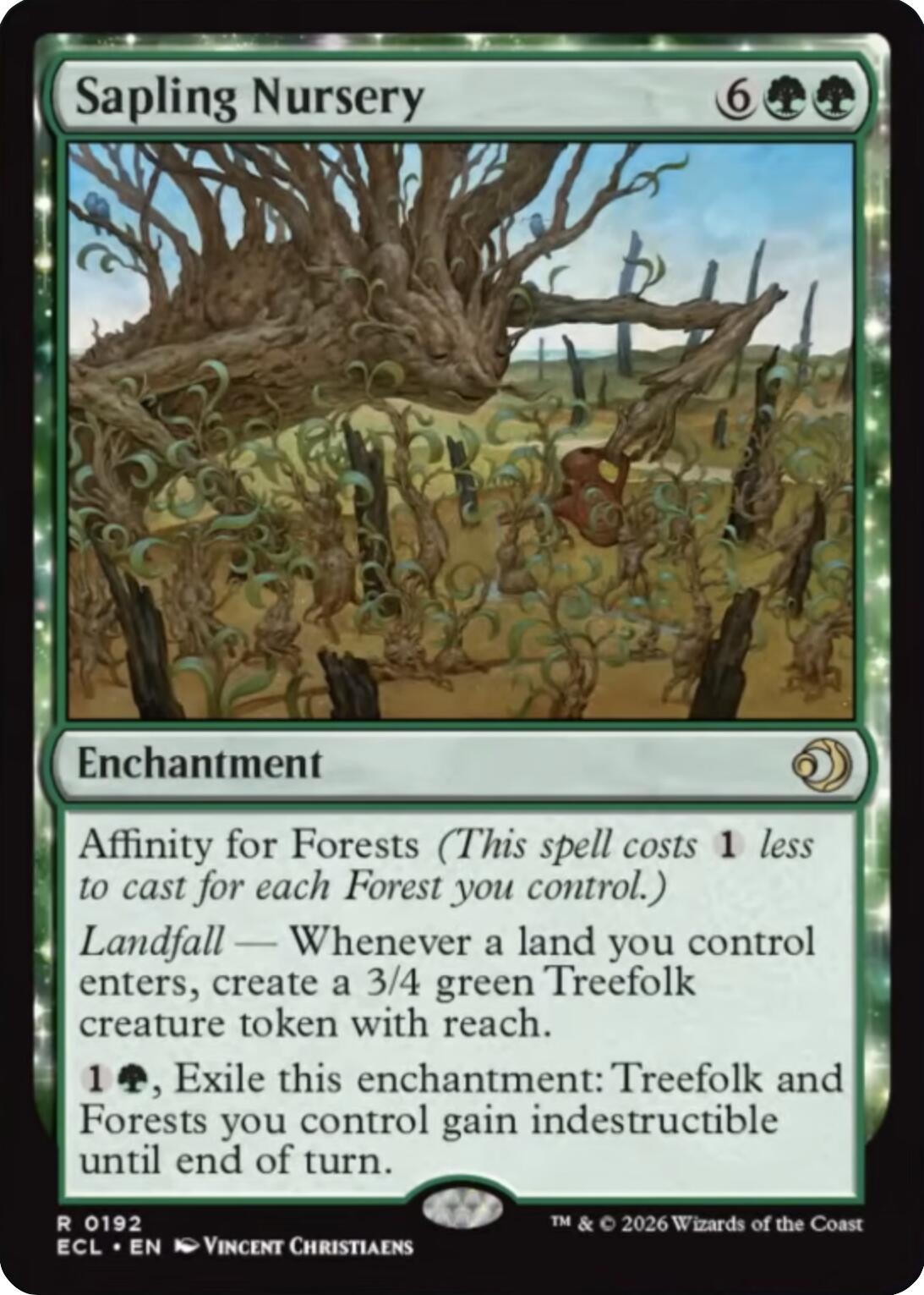 Sapling Nursery [Lorwyn Eclipsed] MTG Single Magic: The Gathering | Red Claw Gaming