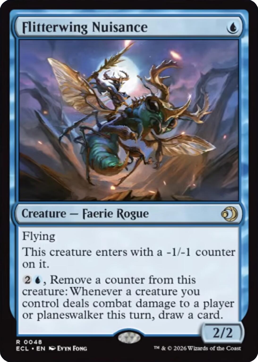 Flitterwing Nuisance [Lorwyn Eclipsed] MTG Single Magic: The Gathering | Red Claw Gaming
