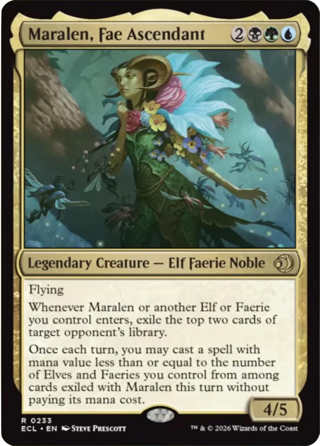 Maralen, Fae Ascendant [Lorwyn Eclipsed] MTG Single Magic: The Gathering | Red Claw Gaming