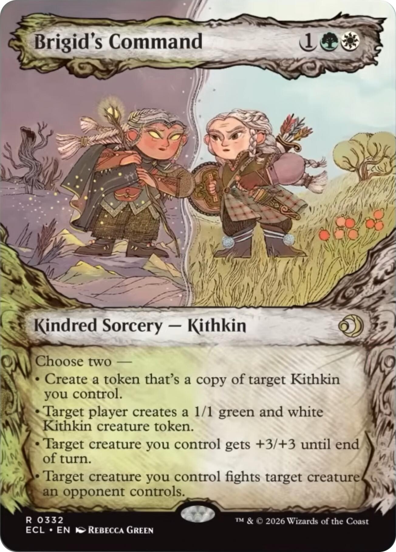 Brigid's Command (Showcase) [Lorwyn Eclipsed] MTG Single Magic: The Gathering | Red Claw Gaming