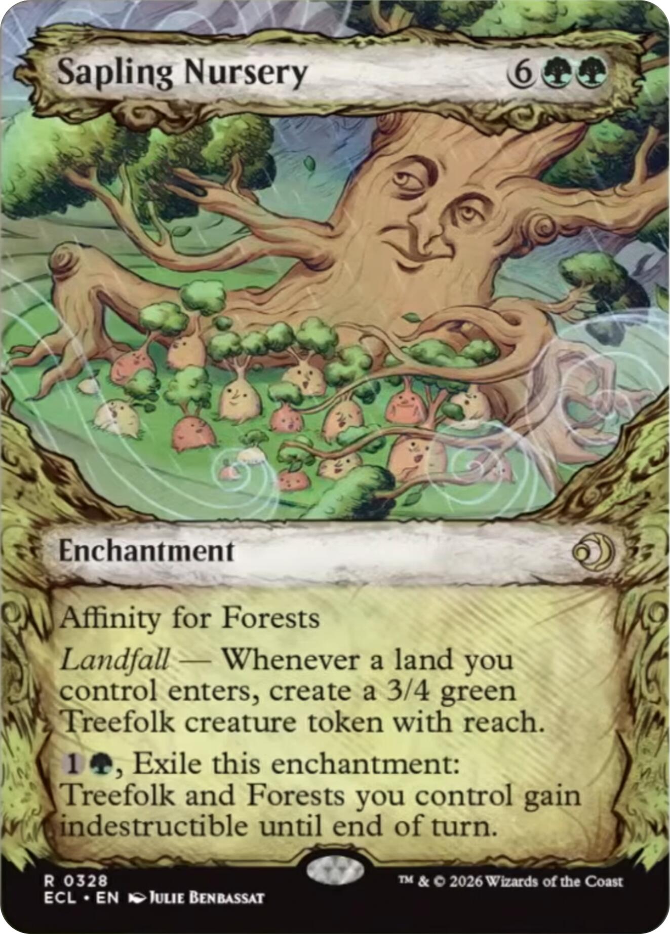 Sapling Nursery (Showcase) [Lorwyn Eclipsed] MTG Single Magic: The Gathering | Red Claw Gaming