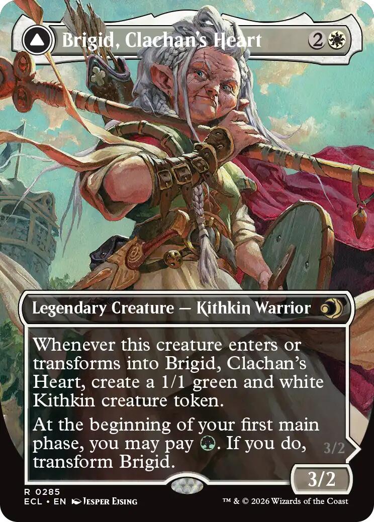 Brigid, Clachan's Heart (Borderless) [Lorwyn Eclipsed] MTG Single Magic: The Gathering | Red Claw Gaming