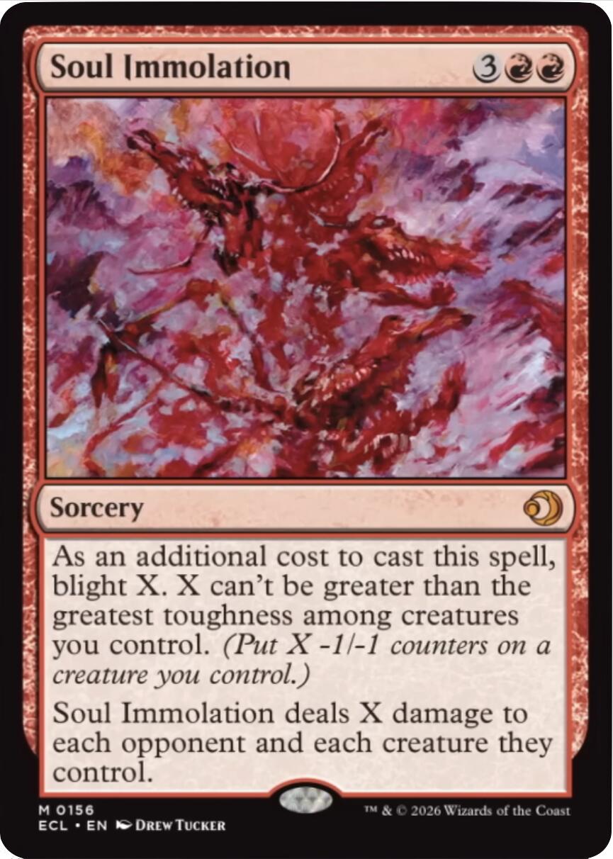 Soul Immolation [Lorwyn Eclipsed] MTG Single Magic: The Gathering | Red Claw Gaming