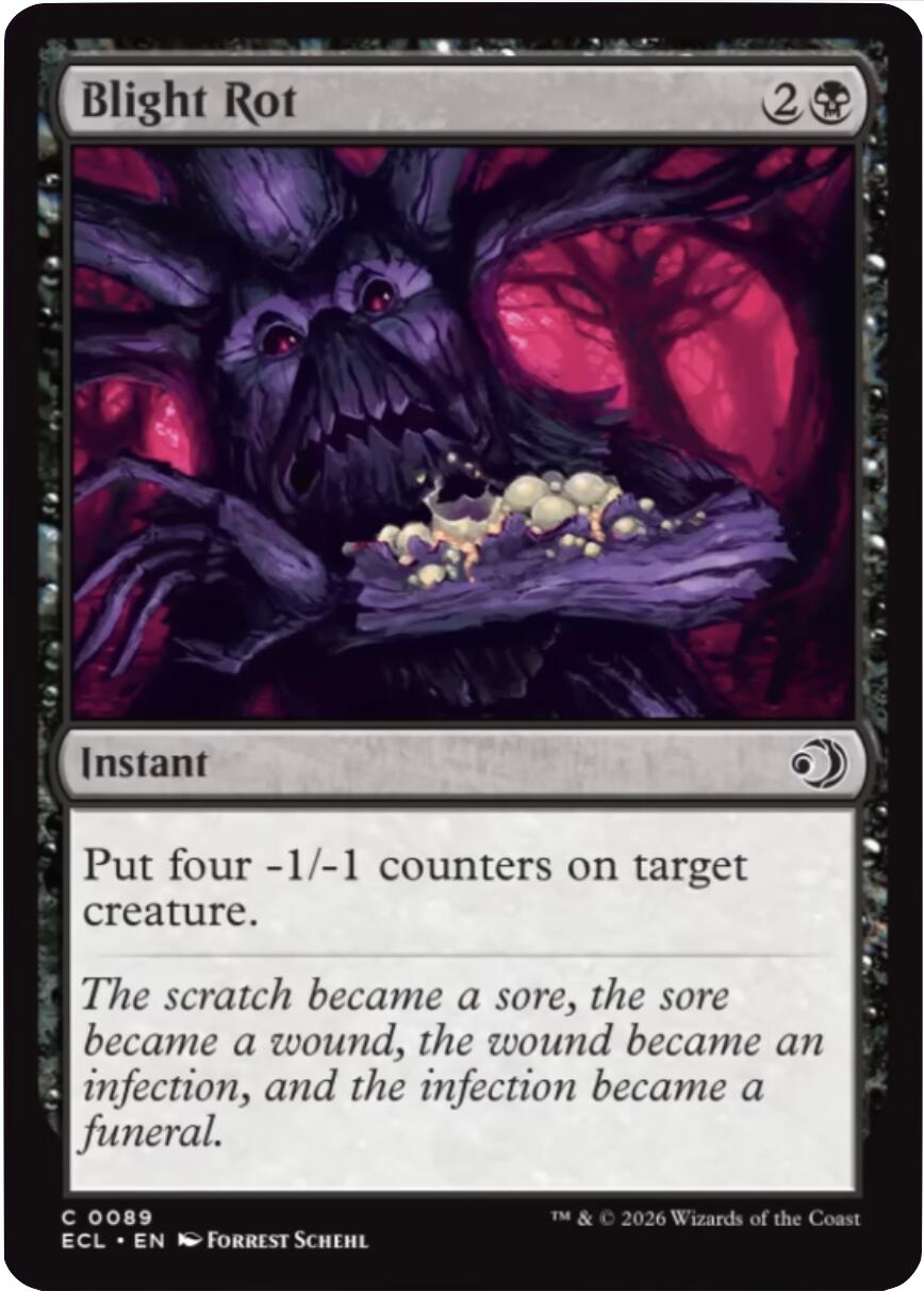 Blight Rot [Lorwyn Eclipsed] MTG Single Magic: The Gathering | Red Claw Gaming
