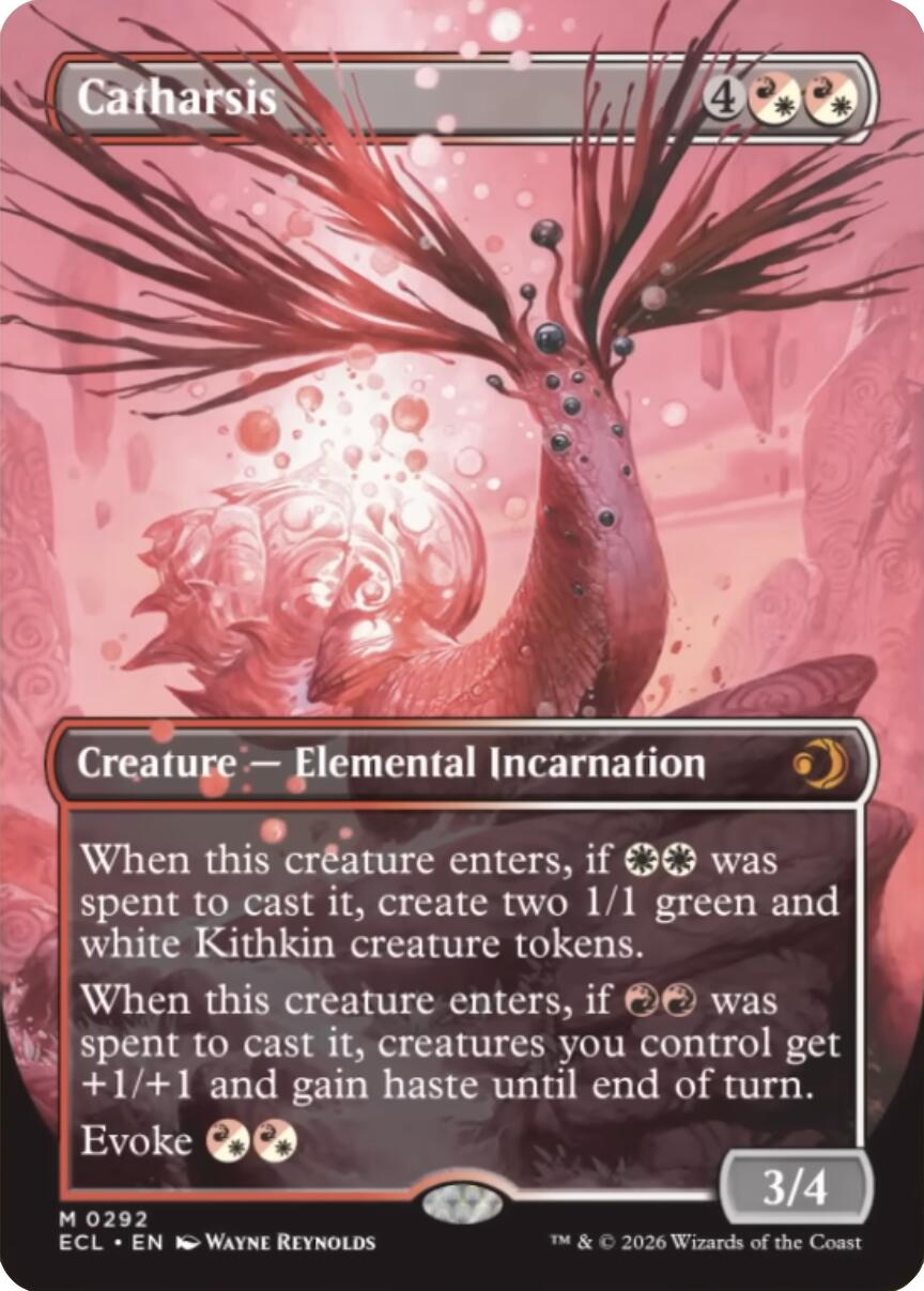 Catharsis (Borderless) [Lorwyn Eclipsed] MTG Single Magic: The Gathering | Red Claw Gaming