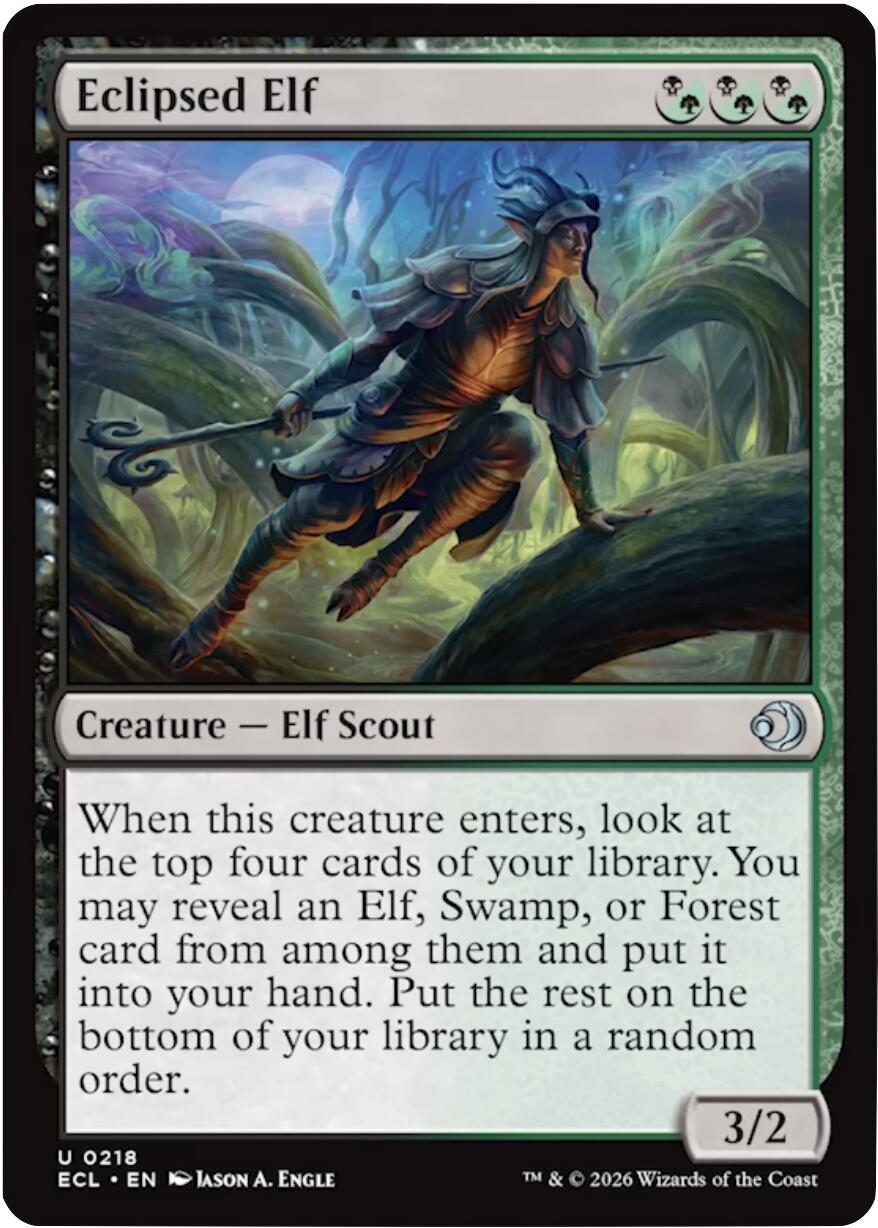 Eclipsed Elf [Lorwyn Eclipsed] MTG Single Magic: The Gathering | Red Claw Gaming