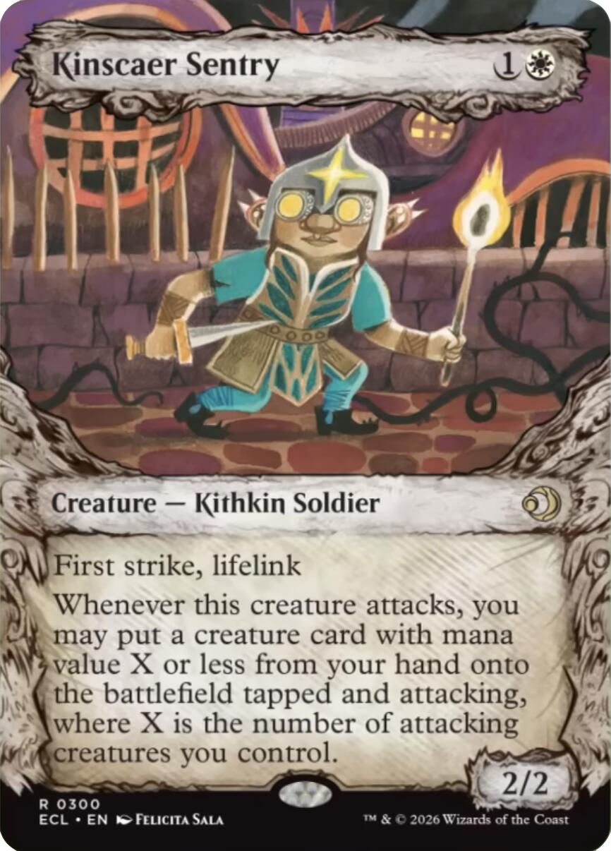 Kinscaer Sentry (Showcase) [Lorwyn Eclipsed] MTG Single Magic: The Gathering | Red Claw Gaming