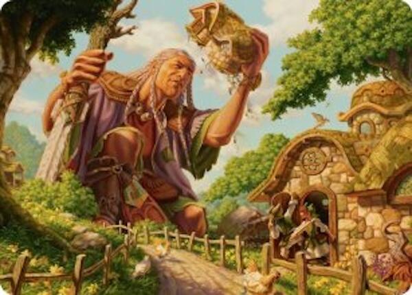 Curious Colossus Art Card [Lorwyn Eclipsed Art Series] MTG Single Magic: The Gathering | Red Claw Gaming