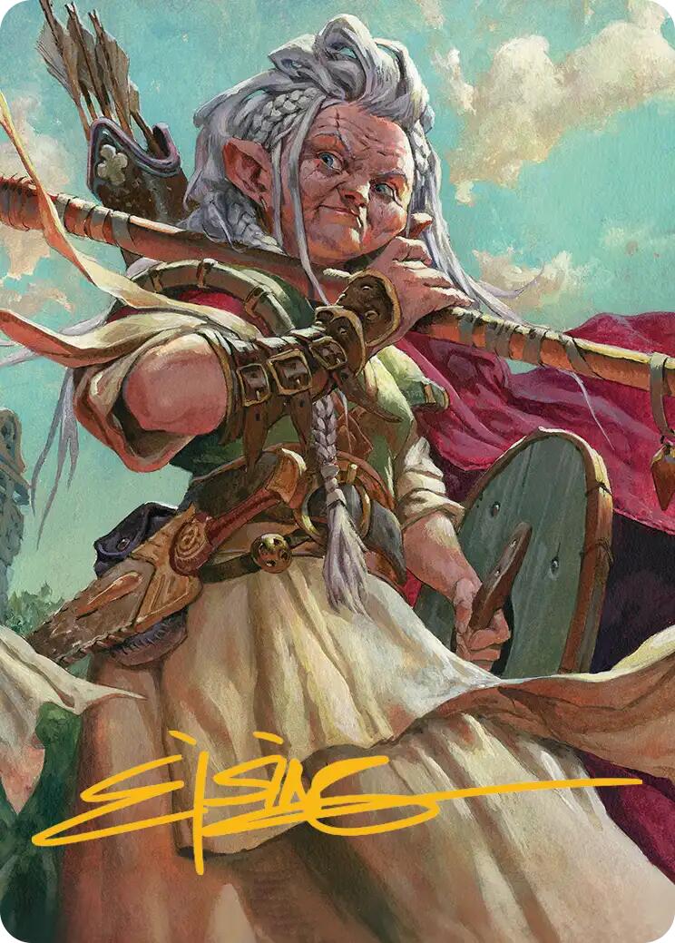 Brigid, Clachan's Heart Art Card (Gold-Stamped Signature) [Lorwyn Eclipsed Art Series] MTG Single Magic: The Gathering | Red Claw Gaming