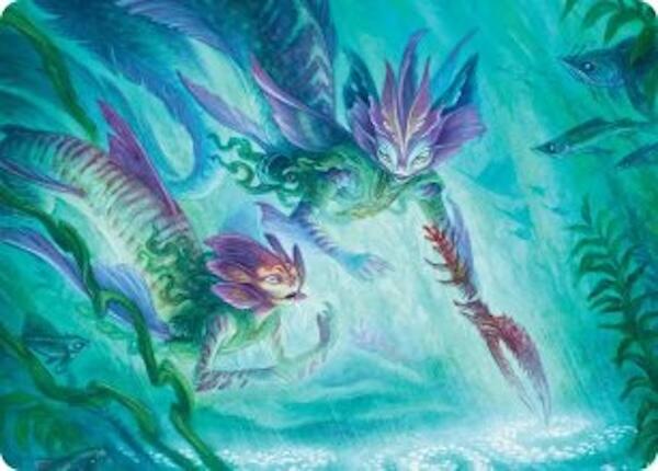 Silvergill Mentor Art Card [Lorwyn Eclipsed Art Series] MTG Single Magic: The Gathering | Red Claw Gaming