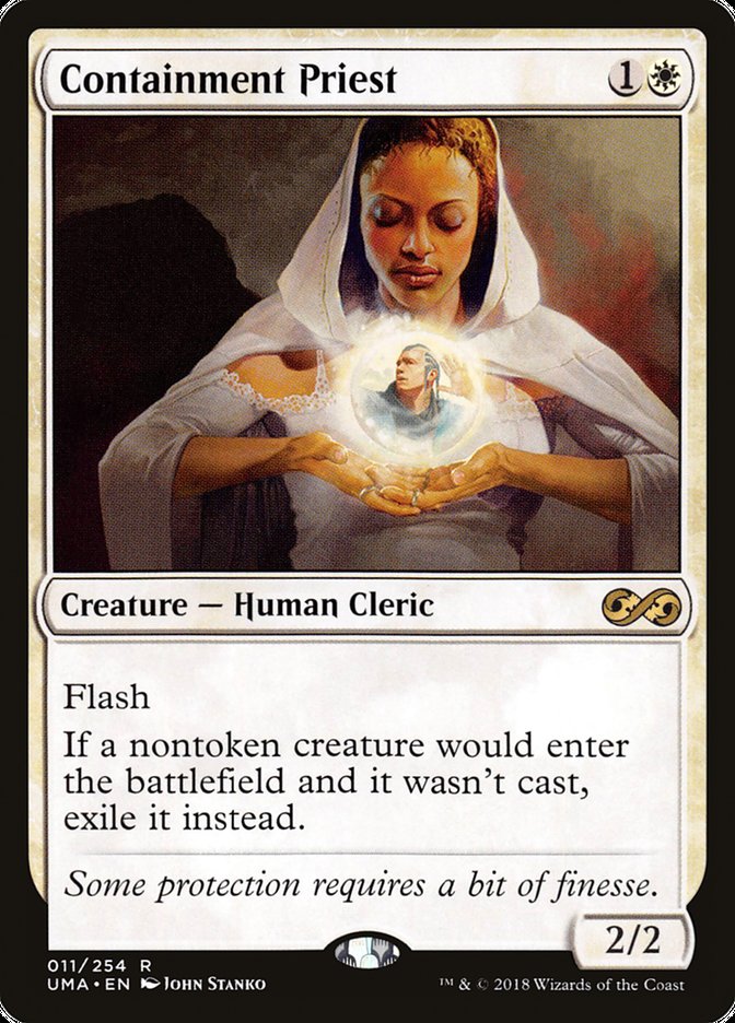 Containment Priest [Ultimate Masters] MTG Single Magic: The Gathering | Red Claw Gaming