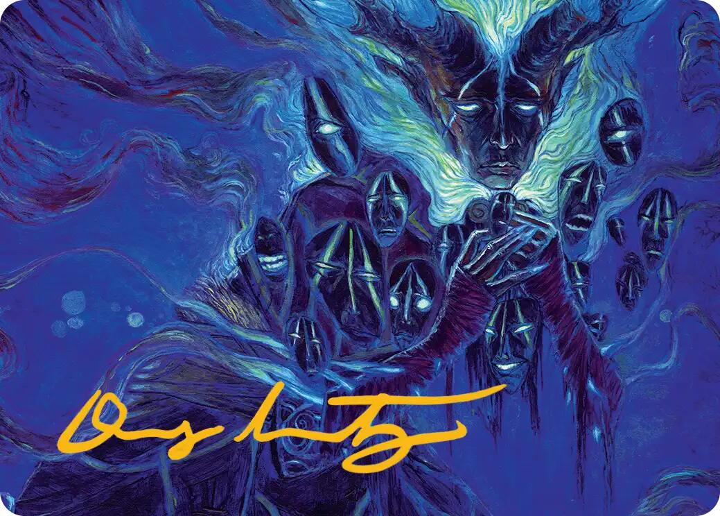 Thirst for Identity Art Card (Gold-Stamped Signature) [Lorwyn Eclipsed Art Series] MTG Single Magic: The Gathering | Red Claw Gaming