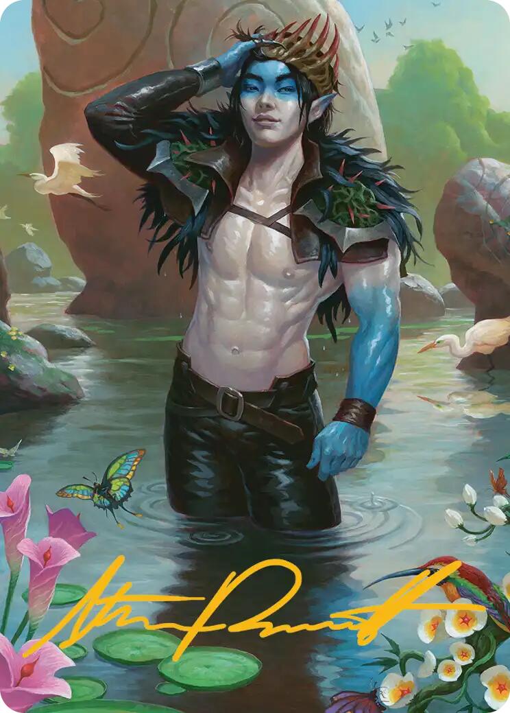 Oko, Lorwyn Liege Art Card (Gold-Stamped Signature) [Lorwyn Eclipsed Art Series] MTG Single Magic: The Gathering | Red Claw Gaming