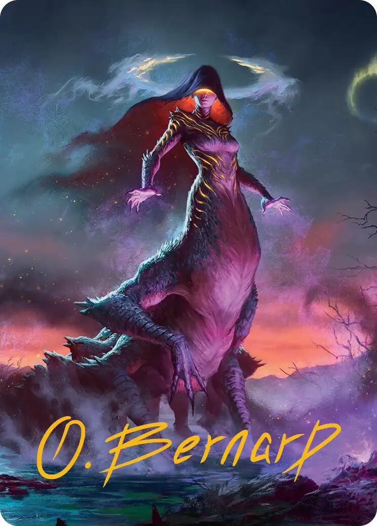 Moonshadow Art Card (Gold-Stamped Signature) [Lorwyn Eclipsed Art Series] MTG Single Magic: The Gathering | Red Claw Gaming