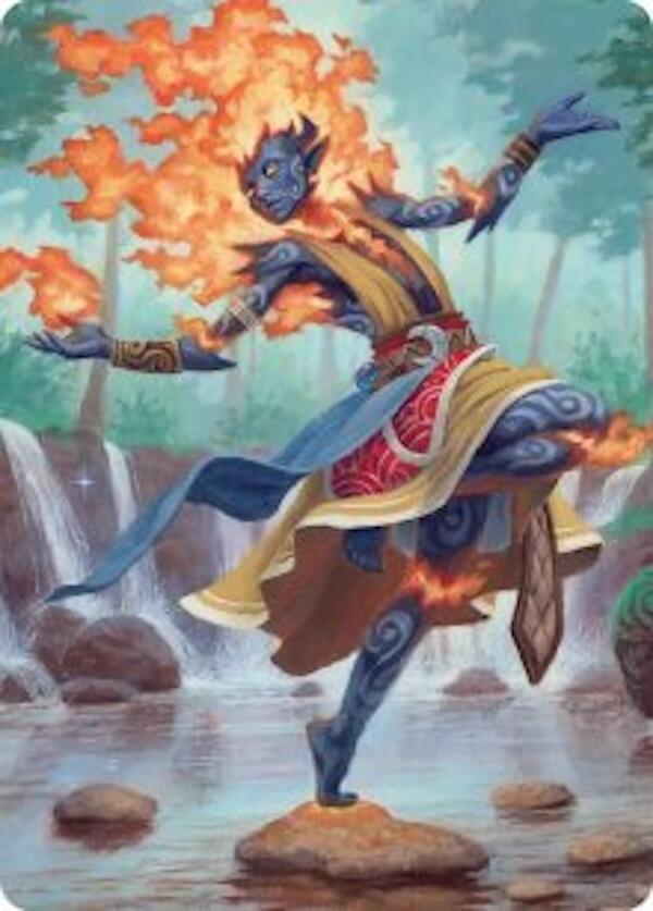 Ashling, Rekindled Art Card (16/54) [Lorwyn Eclipsed Art Series] MTG Single Magic: The Gathering | Red Claw Gaming