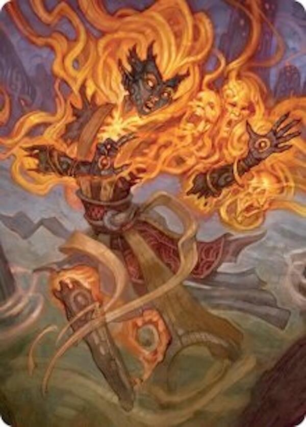 Ashling, Rekindled Art Card (33/54) [Lorwyn Eclipsed Art Series] MTG Single Magic: The Gathering | Red Claw Gaming
