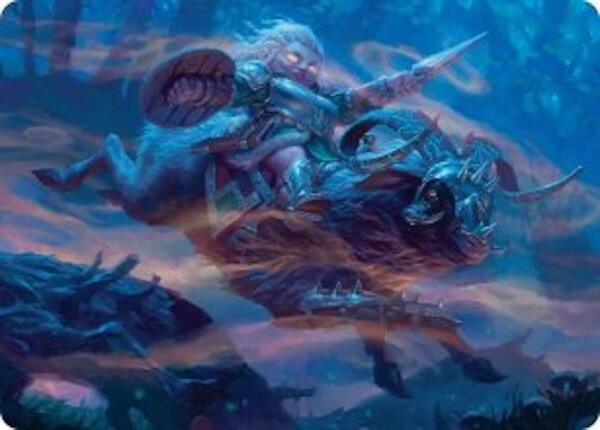 Bristlebane Outrider Art Card [Lorwyn Eclipsed Art Series] MTG Single Magic: The Gathering | Red Claw Gaming