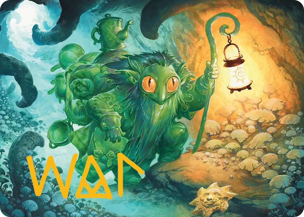 Mutable Explorer Art Card (21/54) (Gold-Stamped Signature) [Lorwyn Eclipsed Art Series] MTG Single Magic: The Gathering | Red Claw Gaming