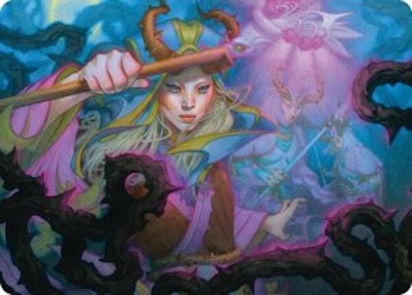 Stoic Grove-Guide Art Card [Lorwyn Eclipsed Art Series] MTG Single Magic: The Gathering | Red Claw Gaming