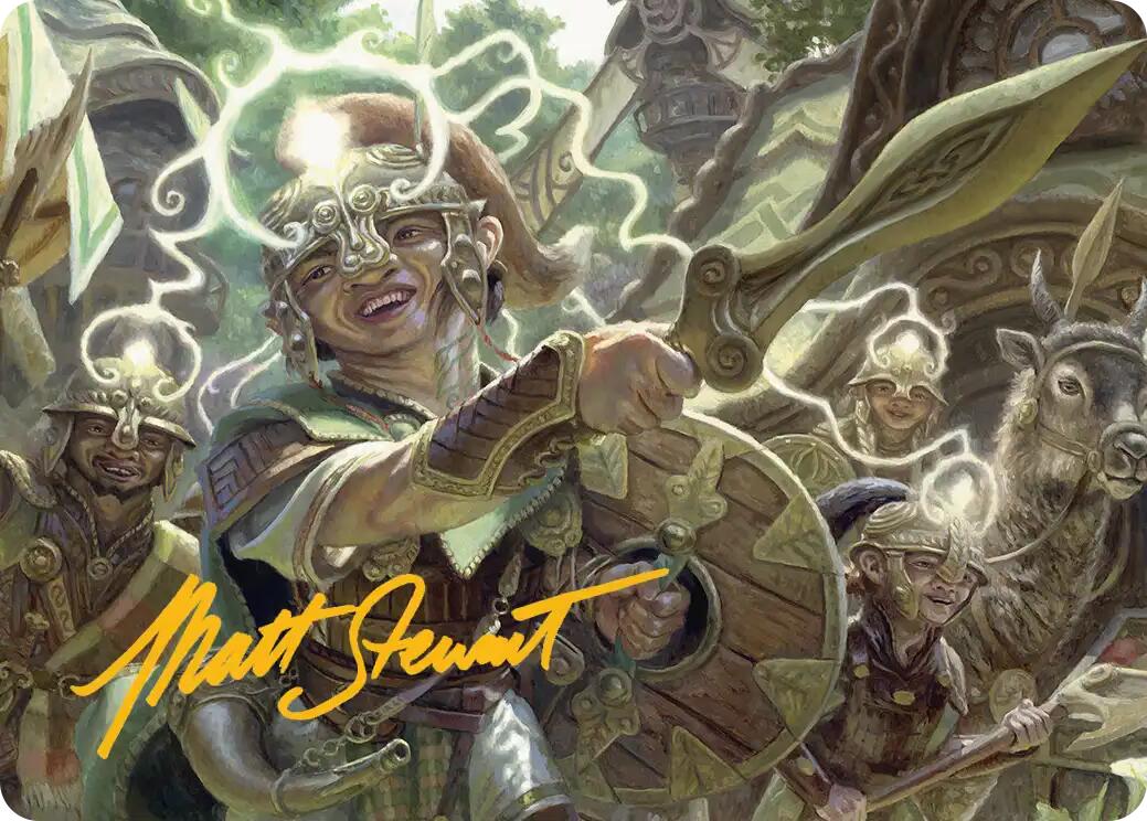 Thoughtweft Lieutenant Art Card (Gold-Stamped Signature) [Lorwyn Eclipsed Art Series] MTG Single Magic: The Gathering | Red Claw Gaming