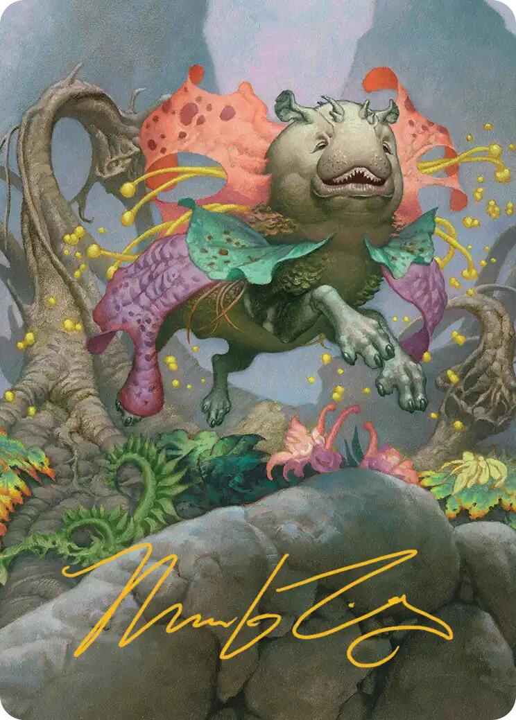 Vibrance Art Card (Gold-Stamped Signature) [Lorwyn Eclipsed Art Series] MTG Single Magic: The Gathering | Red Claw Gaming