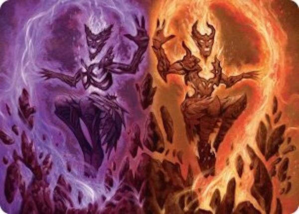 Fire Covenant Art Card [Lorwyn Eclipsed Art Series] MTG Single Magic: The Gathering | Red Claw Gaming