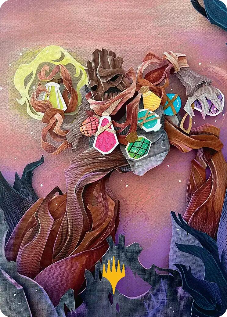 Painter's Servant Art Card (Gold-Stamped Planeswalker Symbol) [Lorwyn Eclipsed Art Series] MTG Single Magic: The Gathering | Red Claw Gaming