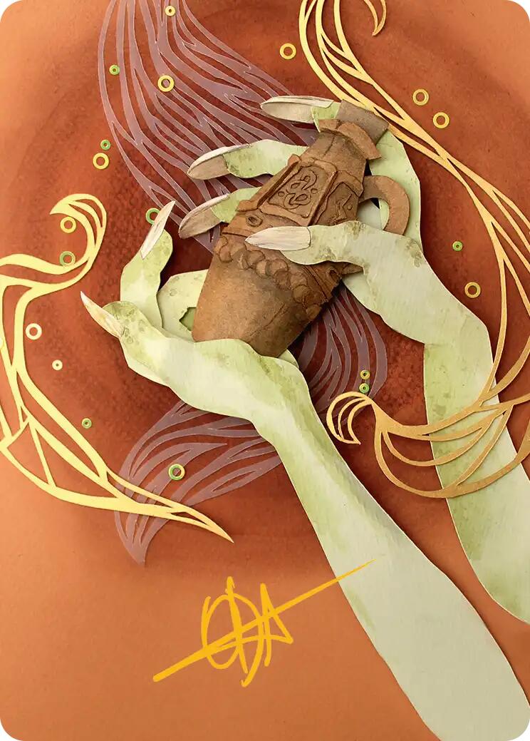 Thousand-Year Elixir Art Card (Gold-Stamped Signature) [Lorwyn Eclipsed Art Series] MTG Single Magic: The Gathering | Red Claw Gaming