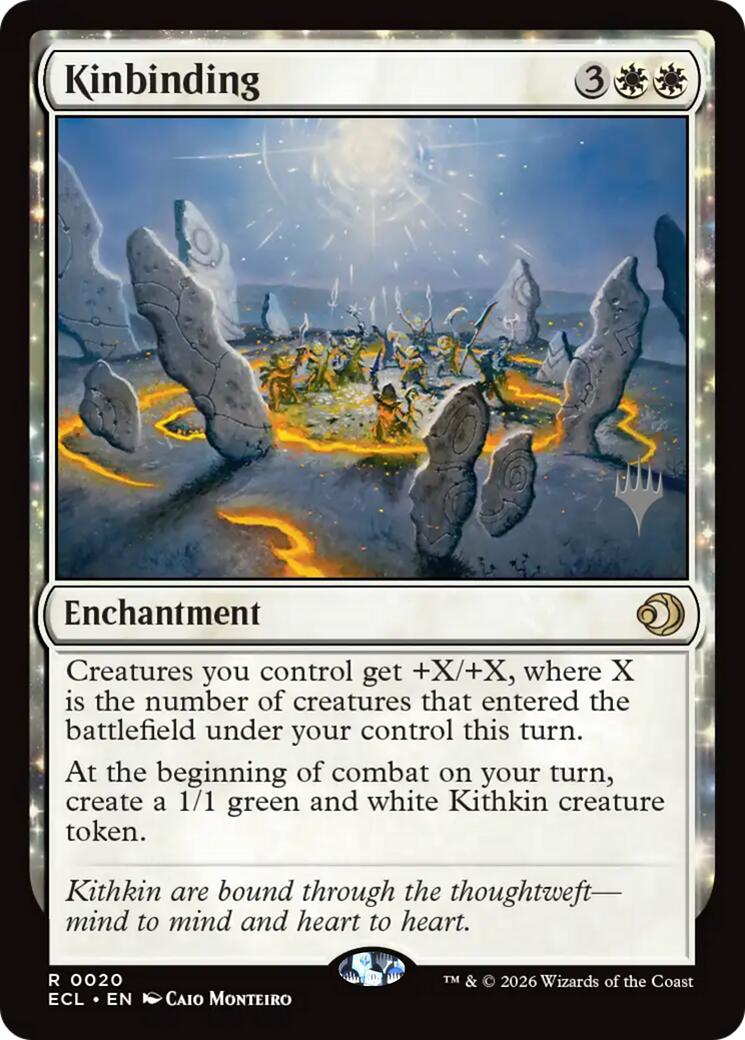 Kinbinding [Lorwyn Eclipsed Promos] MTG Single Magic: The Gathering | Red Claw Gaming