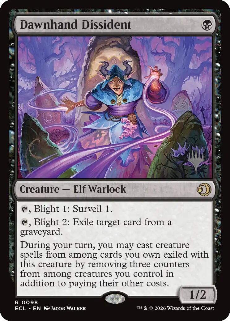 Dawnhand Dissident [Lorwyn Eclipsed Promos] MTG Single Magic: The Gathering | Red Claw Gaming