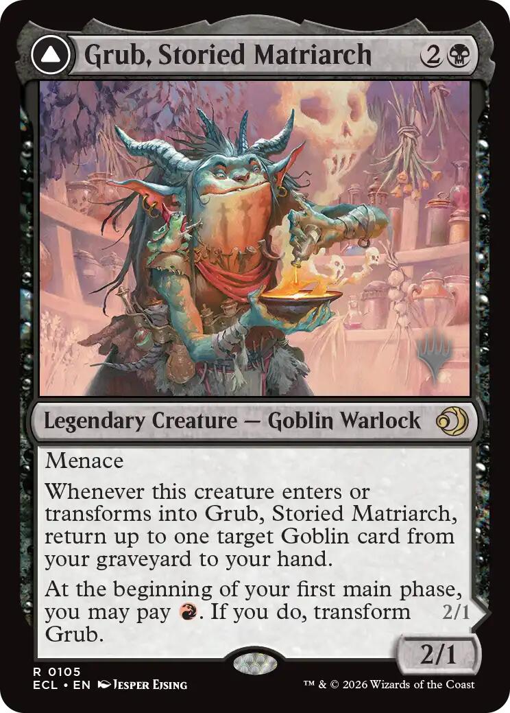 Grub, Storied Matriarch [Lorwyn Eclipsed Promos] | Red Claw Gaming