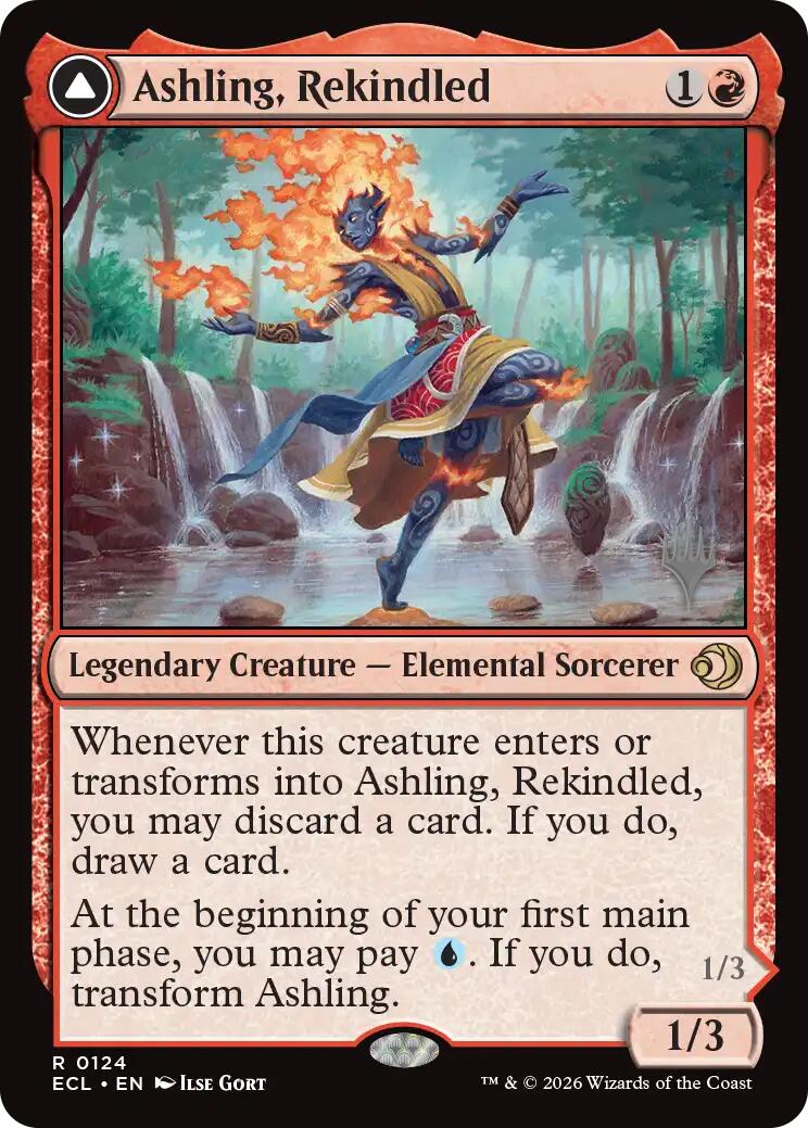 Ashling, Rekindled [Lorwyn Eclipsed Promos] MTG Single Magic: The Gathering | Red Claw Gaming
