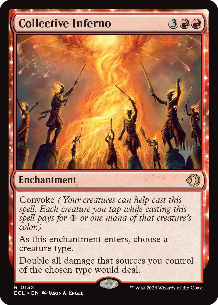 Collective Inferno [Lorwyn Eclipsed Promos] MTG Single Magic: The Gathering | Red Claw Gaming